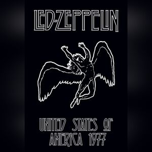 LED ZEPPELIN Poster ICARUS Black